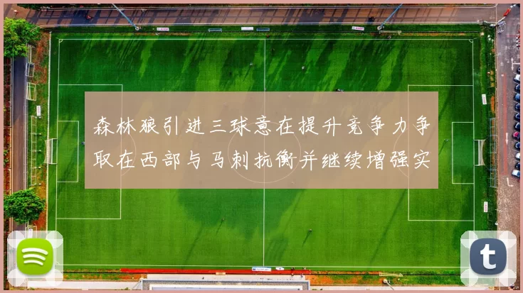 森林狼引进三球意在提升竞争力争取在西部与马刺抗衡并继续增强实力